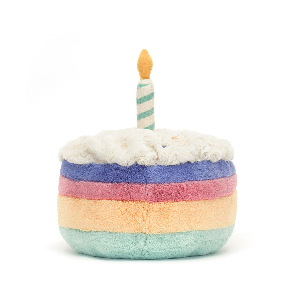 Jellycat Amuseables Rainbow Birthday Cake 15cm