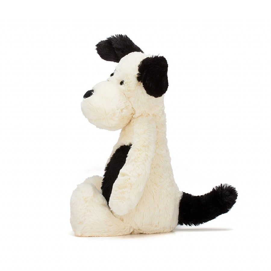 Jellycat Bashful Black & Cream Puppy Little (Small) 18cm